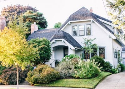 re-roofed bungalow in Portland OR